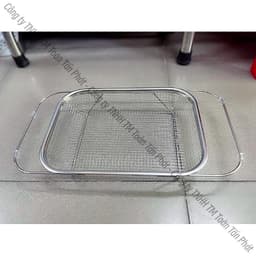Rổ Inox Đa Năng Gác Chậu Rửa Chén/ Để Rau, Hoa Quả/ Phơi Đũa Muỗng (Inox 201) 4