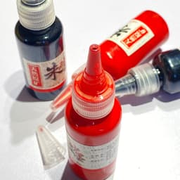 Mực Chu Sa "Nước" (pha sẵn) vẽ, thư pháp, phong thủy, khai nhãn, linh phù... 8