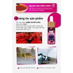 Hương Liệu Câu Cá Rươu Xuyên Thấu Kim Long 20ml Dụ Cá Trắm Đen, Chép Siêu Nhạy 4