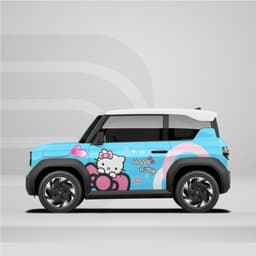 [HỎA TỐC] Sticker Tem Dán Decal Xe VF3 Hình Helo Kitty In Hình Theo Yêu Cầu IB Shop Temxe.Net 5