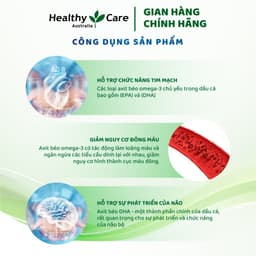 Viên uống dầu cá Omega 3 Healthy Care Fish Oil Hộp 400 viên 4