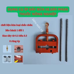 Dụng cụ ép cốt dây rửa xe, dây phun thuốc nông nghiệp kích thước dây 6,5 đến 8,5 2