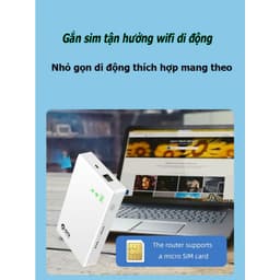 Cục phát wifi từ sim 4G  kiêm pin sạc dự phòng TP10000, bộ phát wifi di động tốc độ cao sử dụng mọi loại sim 3