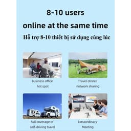 Cục phát wifi từ sim 4G  kiêm pin sạc dự phòng TP10000, bộ phát wifi di động tốc độ cao sử dụng mọi loại sim 9