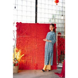 Xấp thẻ giấy đỏ chữ thư pháp MAY MẮN TÀI LỘC decor cành khô, treo trang trí ĐÀO MAI 2