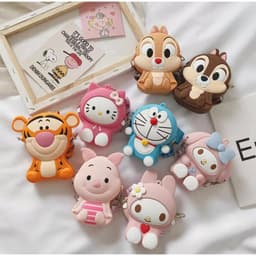 Túi đeo chéo hoạt hình chọn mẫu capybara labubu kitty doraemon kuromi mickey cho bé gái - túi lì xì 1