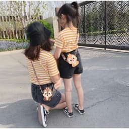Túi đeo chéo hoạt hình chọn mẫu capybara labubu kitty doraemon kuromi mickey cho bé gái - túi lì xì 8