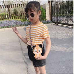 Túi đeo chéo hoạt hình chọn mẫu capybara labubu kitty doraemon kuromi mickey cho bé gái - túi lì xì 4