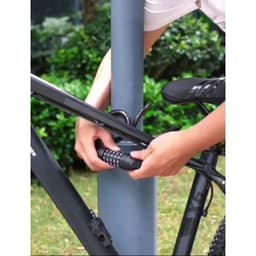 Khoá xe đạp thể thao 5 SỐ, Dài 1 Mét, Lõi Thép To, Cài Khung Xe, Thay Đổi Mật Khẩu K5SDM 3