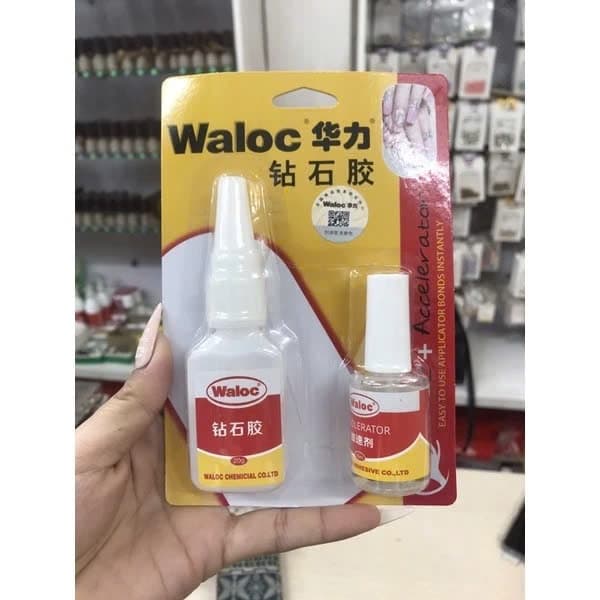 Keo Waloc - Keo Bê Tông Waloc Gắn Móng , Đính Đá Nail Hàng Chuẩn Chính Hãng