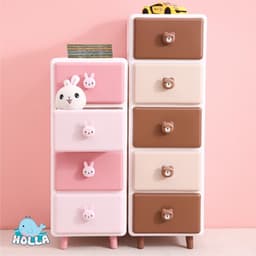Tủ Có Ngăn Kéo Đa Năng Cho Bé Hình Gấu Thỏ Cao Cấp Holla Tủ đồ cho bé trẻ em 3