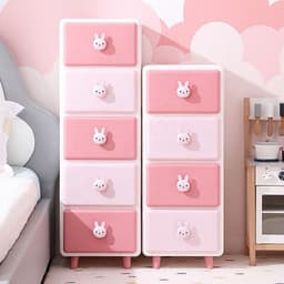 Tủ Có Ngăn Kéo Đa Năng Cho Bé Hình Gấu Thỏ Cao Cấp Holla Tủ đồ cho bé trẻ em 8