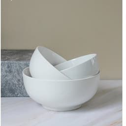 Tô Chén Đĩa Sứ Trắng Trơn Đủ Size ,Bát Đĩa Trắng Mộc Chất Liệu Gốm Sứ Bát Tràng 2