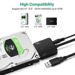 Bộ Đọc Ổ Cứng SATA III HDD SSD 2.5/3.5 inch Kèm Adapter Nguồn – Ổn Định, Bền Bỉ 4