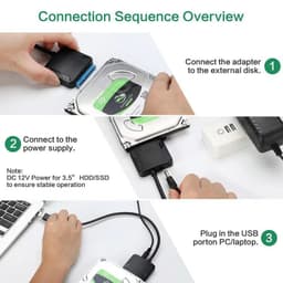 Bộ Đọc Ổ Cứng SATA III HDD SSD 2.5/3.5 inch Kèm Adapter Nguồn – Ổn Định, Bền Bỉ 8