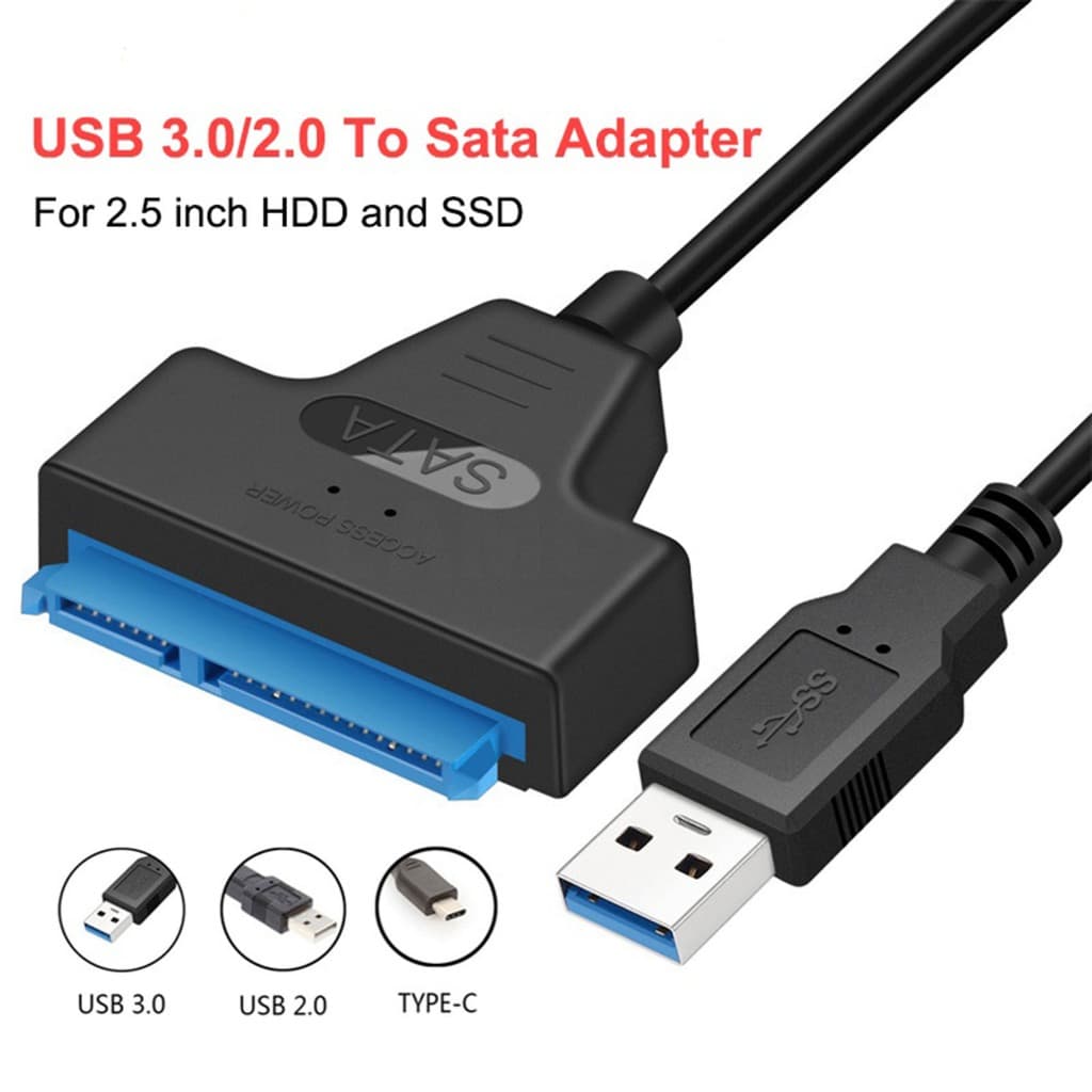 Cáp chuyển USB sang SATA III 2.5” hỗ trợ ổ cứng SSD/HDD