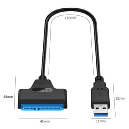 Cáp chuyển USB sang SATA III 2.5” hỗ trợ ổ cứng SSD/HDD 9