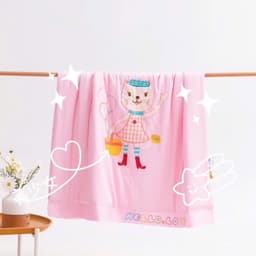 Chăn trẻ em Tencel được làm từ sợi celluloce tự nhiên mềm mại thoáng khí an toàn cho bé tuyệt đối nhà miubedding 4
