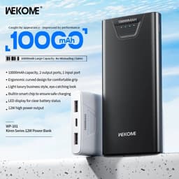 Pin Sạc Dự Phòng Wekome WP-101 10.000mAh và Pin Dự Phòng Sendem P301 10.000mAh 1