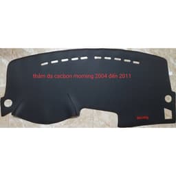 Thảm Taplo KIA Morning 2004–2026 Nhung Hoặc Da Vân Carbon – Chính Hãng – Chống Nắng, Chống Lóa 3