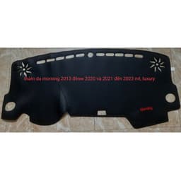 Thảm Taplo KIA Morning 2004–2026 Nhung Hoặc Da Vân Carbon – Chính Hãng – Chống Nắng, Chống Lóa 4