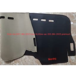 Thảm Taplo KIA Morning 2004–2026 Nhung Hoặc Da Vân Carbon – Chính Hãng – Chống Nắng, Chống Lóa 5