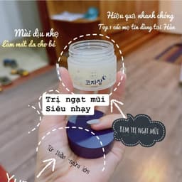 Kem thảo dược bôi chống ngạt mũi cho bé Kojajang Hàn Quốc hũ 20gr 7