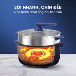 Nồi Lẩu Hấp Đa Năng KALITE KL568-S, 2 Tầng - Công suất 2000W, Hàng Chính Hãng 4