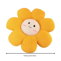 Đệm ngồi hoa cúc 5D bệt mềm mại, kích thước 48cm, lót ghế nhung tăm êm ái, tạo sự thoải mái tuyệt đối nhà MIU GẤU XINH 1