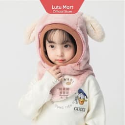 "Mũ Len Lông Cừu Trùm Đầu Cho Bé Kèm Kính Chắn Gió Ấm Áp An Toàn Mùa Đông  7