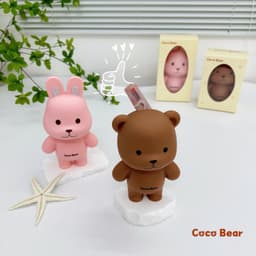 Hộp đựng tiết kiệm cho bé hình gấu thỏ cocobear, Quà tặng Tết hộp tiết kiệm coco bear 3