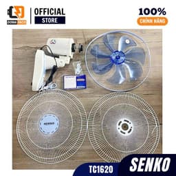 Quạt treo tường Senko TC1620 2 dây 7 cánh công xuất 65W gió siêu mạnh bảo hành 24 tháng 4