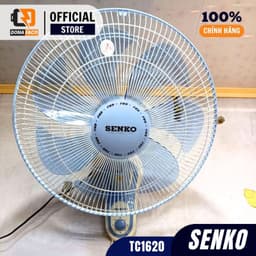 Quạt treo tường Senko TC1620 2 dây 7 cánh công xuất 65W gió siêu mạnh bảo hành 24 tháng 8
