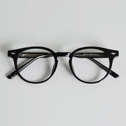 Gọng kính cận thời trang nam nữ ANDU EYEWEAR dáng tròn chất liệu nhựa cốt kim loại 17AD178 3