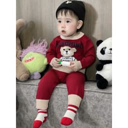 Bộ len sơ sinh nhiều mẫu cho bé trai bé gái hàng quảng châu 6-13kg 5