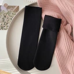 [combo 10 đôi] Tất Sinh Nhiệt Lót Lông Siêu Ấm Tông Màu Pastel Trà Sữa 9