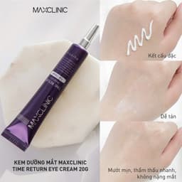 Kem Dưỡng Mắt Đa Năng Maxclinic Time Return Melatonn Eye Cream 20g 6
