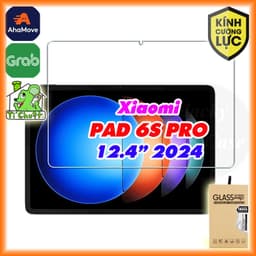 [Ảnh Thật] Kính CL MTB Xia0mi Mi PAD 6S PRO 12.4" 2024 Cường Lực Mài Cạnh 2.5D-9H-0.26mm 1