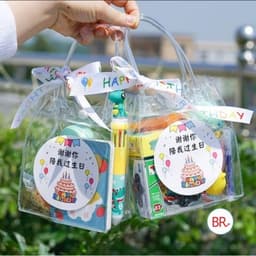Túi xách mua sắm bằng nhựa PVC trong suốt chống thấm nước cao cấp tiện lợi 5