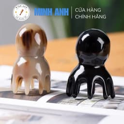 Bạch tuộc massage đầu, gội đầu dưỡng sinh bằng sừng tự nhiên 4