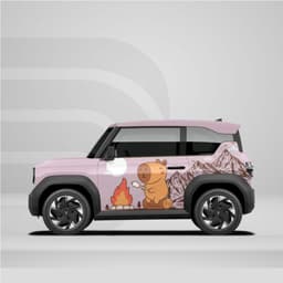 [HỎA TỐC] Sticker Tem Dán Decal Xe VF3 Mẫu Capybara Dot Lua In Hình Theo Yêu Cầu IB Shop Temxe.Net 6