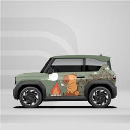 [HỎA TỐC] Sticker Tem Dán Decal Xe VF3 Mẫu Capybara Dot Lua In Hình Theo Yêu Cầu IB Shop Temxe.Net 4