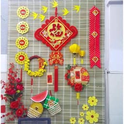 Mành cọ, mành tre trang trí Tết, mành tăm tre 1m6x2m dùng treo tường/ trang trí trần nhà 3