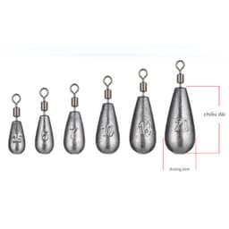 Chì Leo Dùng cho Ae buộc thẻo câu e về  3 size 3.5g - 5g - 7g ( shop có bán combo 5 viên và combo 10 viên ) 1