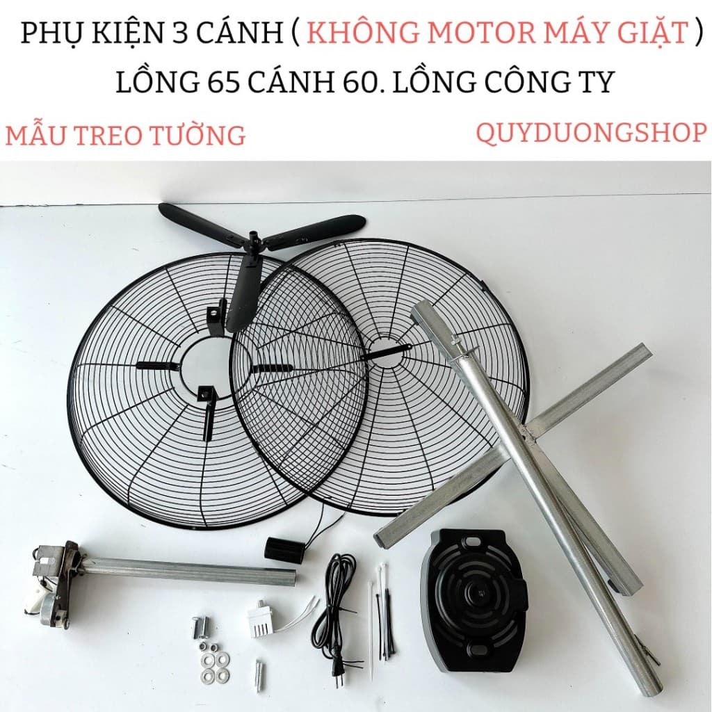 Tất Cả Phụ Kiện 3 Cánh [ KHÔNG CÓ MOTOR Máy Giặt ] Lắp Cho Lồng 600. Lồng 65 Cánh 60 . Lồng Công Ty Có Khoá Gài