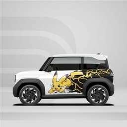 [HỎA TỐC] Sticker Tem Dán Decal Xe VF3 Hình Pikachu  In Hình Theo Yêu Cầu IB Shop Temxe.Net 1