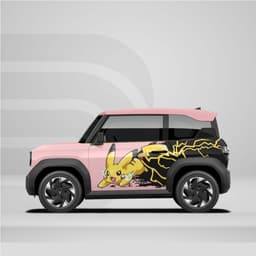 [HỎA TỐC] Sticker Tem Dán Decal Xe VF3 Hình Pikachu  In Hình Theo Yêu Cầu IB Shop Temxe.Net 4