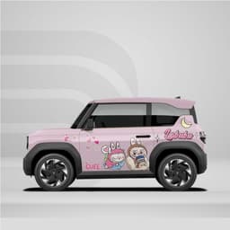 [HỎA TỐC] Sticker Tem Dán Decal Xe VF3 Mẫu Hình Labubu In Hình Theo Yêu Cầu IB Shop Temxe.Net 4