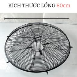 Bộ Lồng Cánh Quạt 750 ( lồng 80cm và sải cánh 75cm)  KOMASU - DETON - GALE - OMYSU Trục 16mm. Lồng Cánh Nhôm Đúc 4