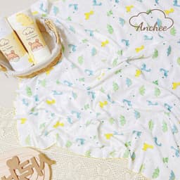 khăn tắm cuộn Anchee chăn đắp, chăn cuốn cho bé 7